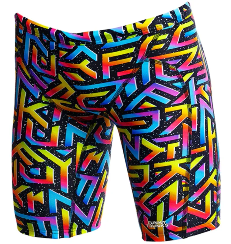 Funky Trunks Boy's Training Swim Jammers Brand Galaxy